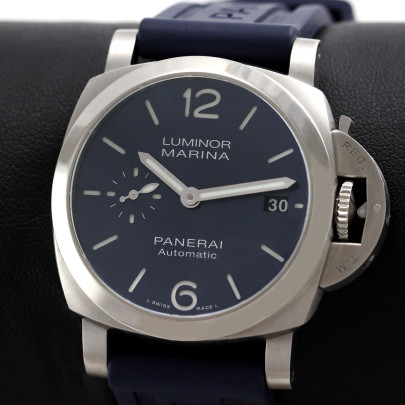 Panerai Luminor Marina "Quaranta" Pam 1370 Steel Blue Dial